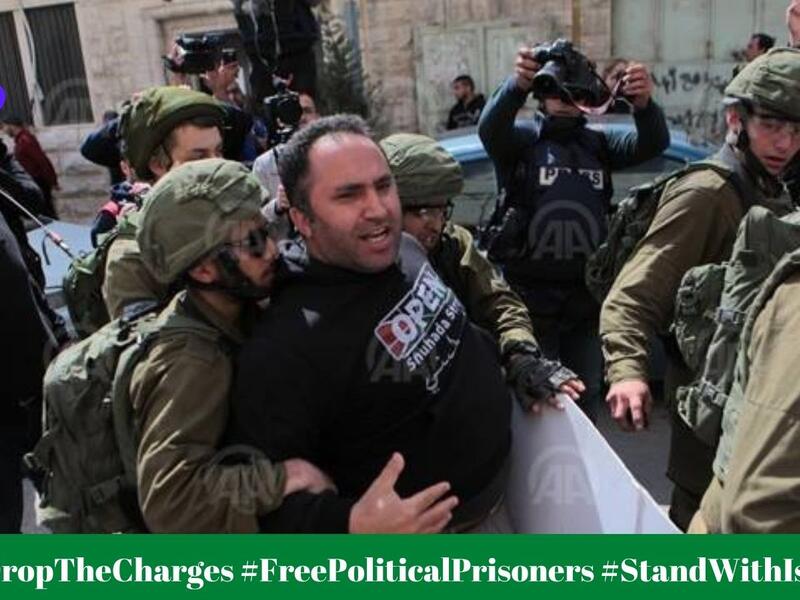 Is Speaking Against Occupation a Punishable Crime? Twitter Storm in Solidarity With Activist Facing Jail