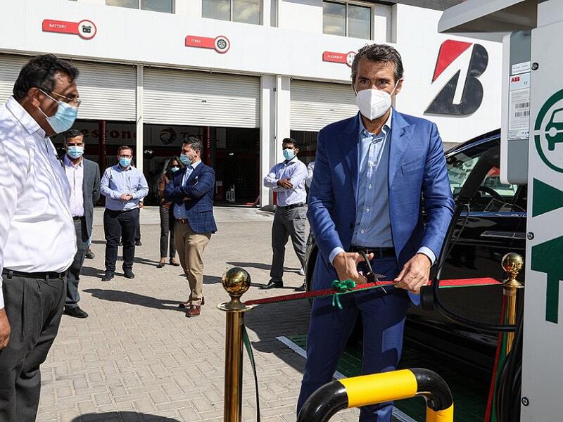 Bridgestone Pioneers Installation of Electric Vehicle Chargers at Key Tyres Store in Middle East and Africa