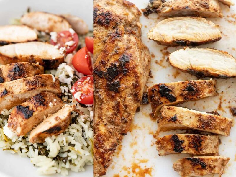دجاج متبل بالزبادي