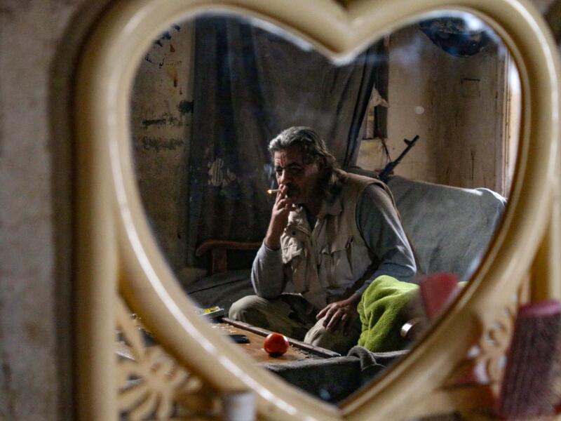 Abu Haitham, a 57-year-old rebel fighter from the Free Syrian Army's 18 March Division