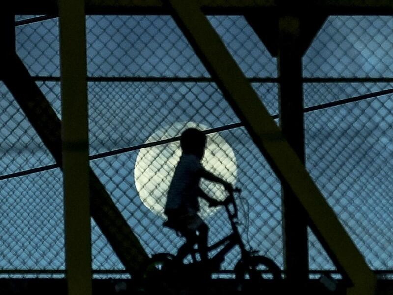 Full Moon in Medellin, Colombia