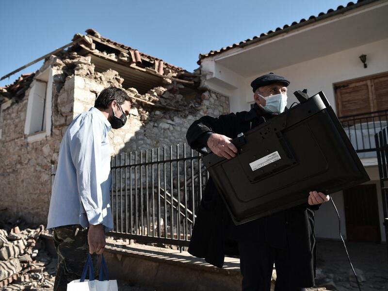 A strong 6.3-magnitude earthquake hits Greece