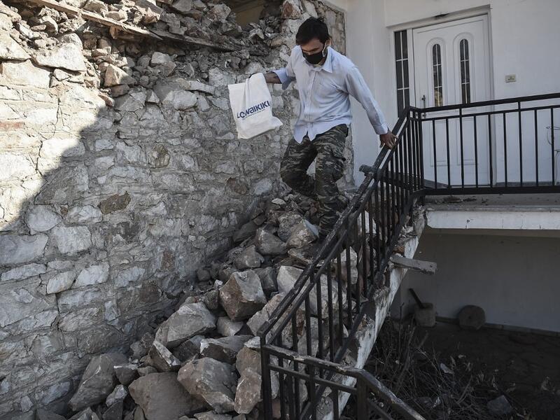 A strong 6.3-magnitude earthquake hits Greece