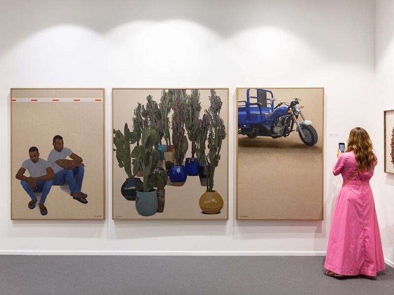 Shots from Art Dubai’s opening preview day