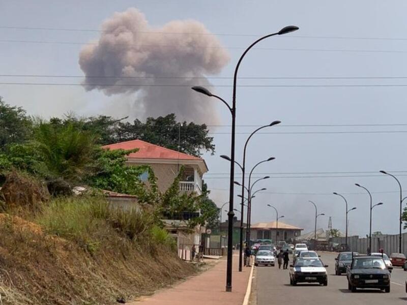 Huge explosions in Equatorial Guinea
