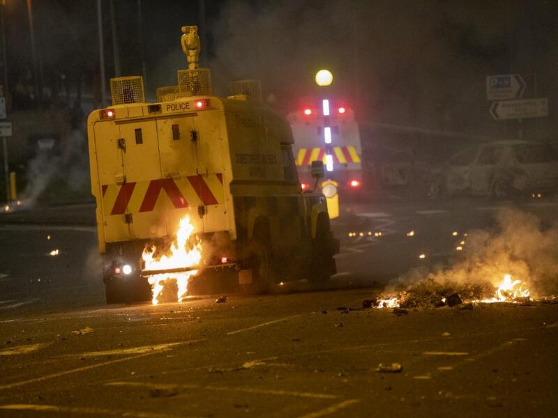 police patrol near Belfast
