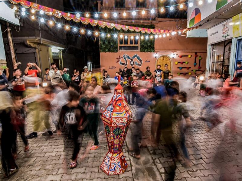 on the first night of the Muslim holy fasting month of Ramadan 
