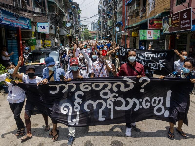Fighting erupts in eastern Myanmar at an army outpost surrounded by the Karen National Union ethnic armed group