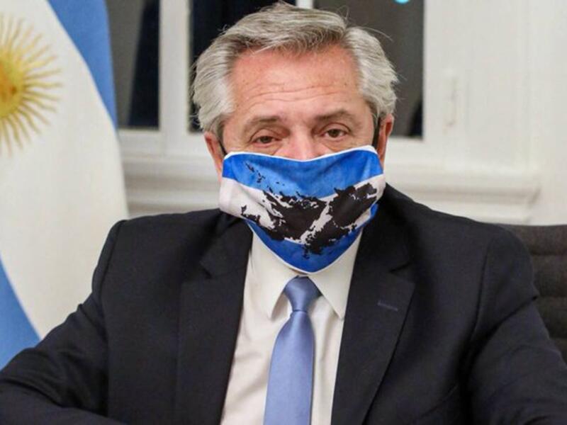 The President of Argentina Alberto Fernández 