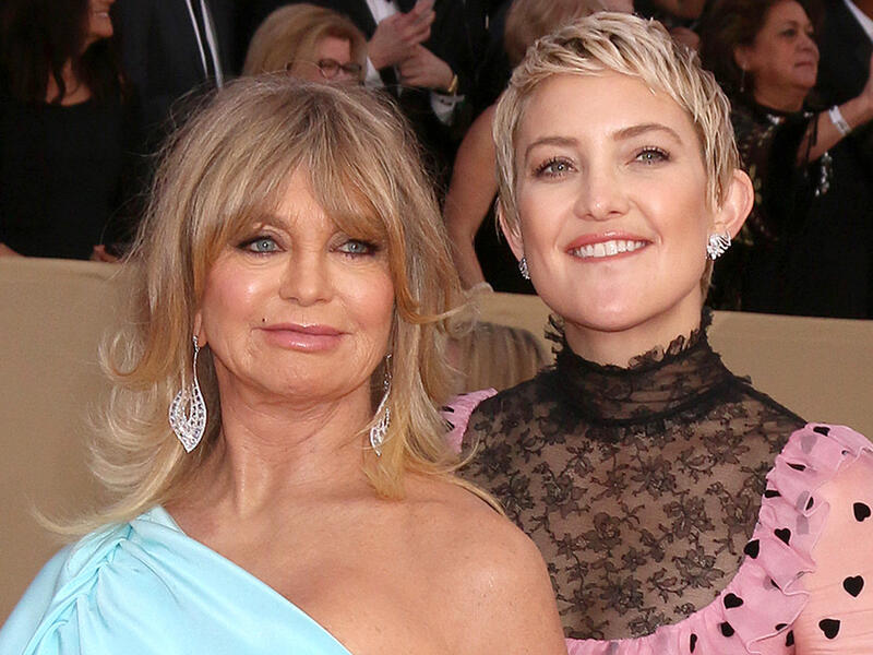 Kate Hudson celebrated her 42nd birthday with mom Goldie Hawn and other family.
