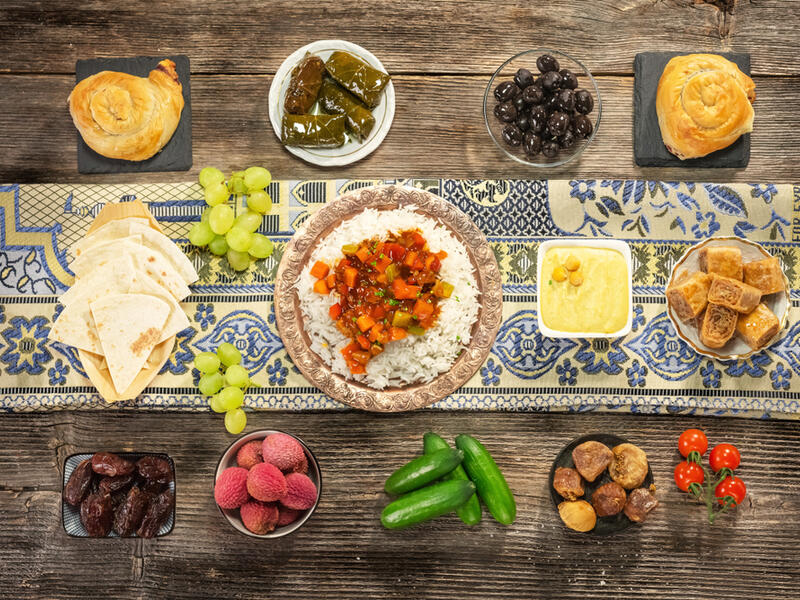 Ifthar evening meal for Ramadan 