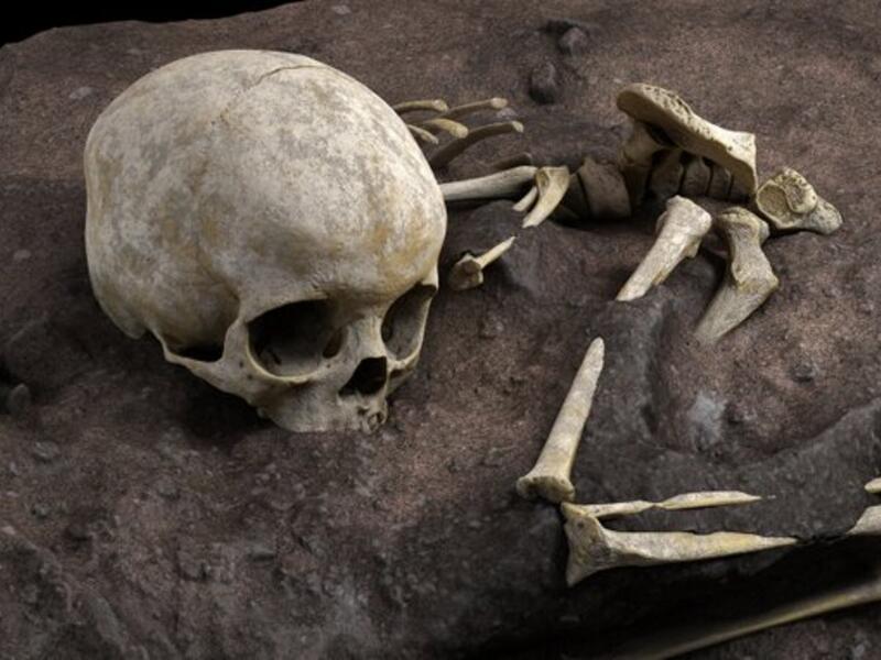 The burial of this person the researchers named Mtoto, meaning “child”