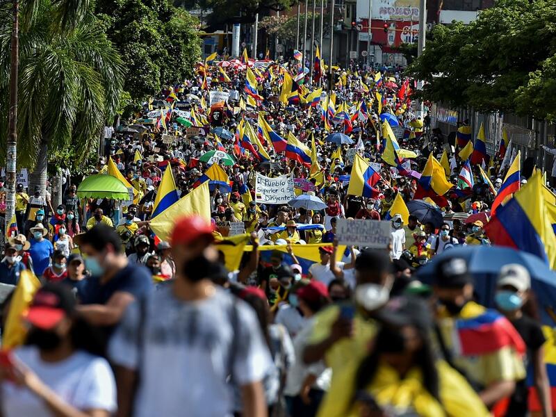 Anti-government Rallies Continue Widely in Colombia