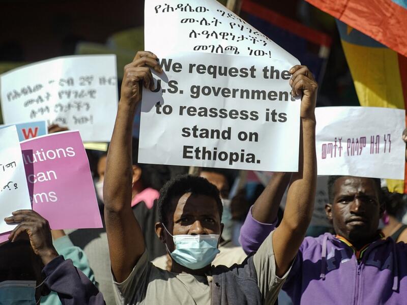 Ethiopians Protests US Restrictions on Economic and Security Assistance