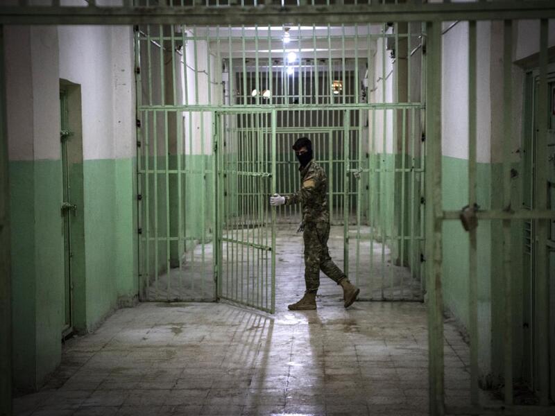 hundreds of children in northeastern Syria are being held in prisons