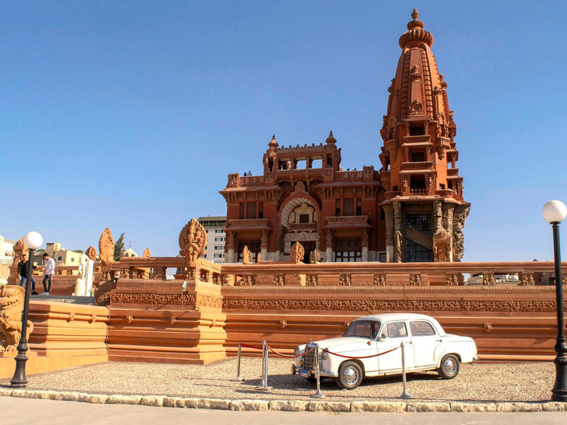Beautiful view of Baron Empain palace 