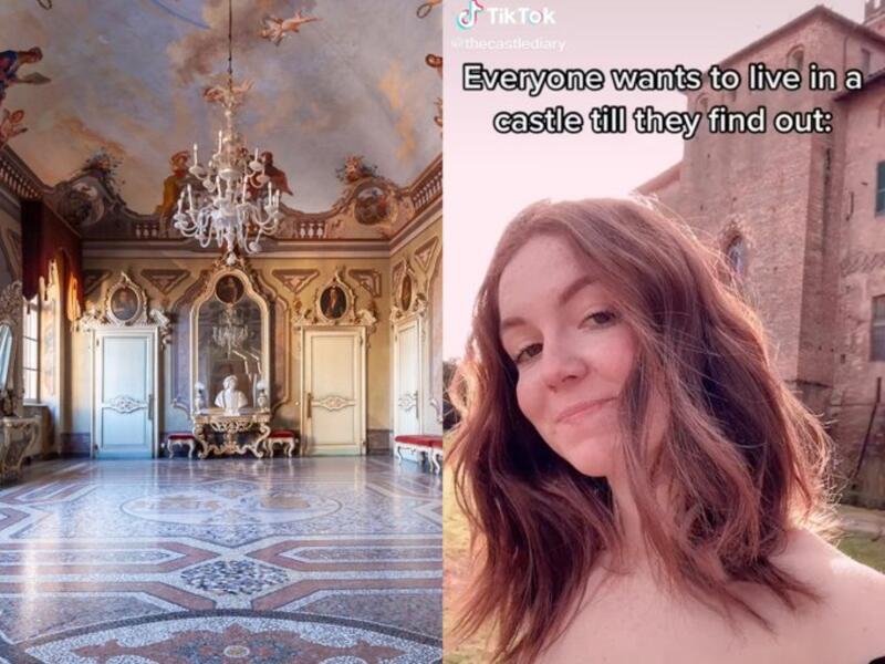 Ludovica Sannazzaro lives in an Italian castle that’s been in her family for 28 generations.