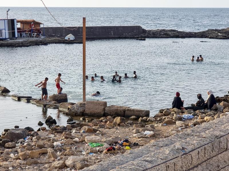 Pollution at Libya beaches