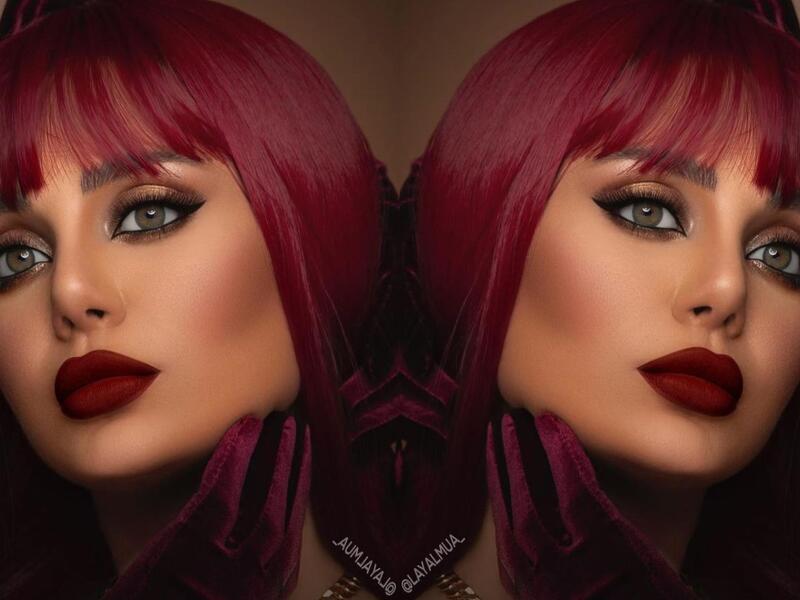 Lady in Red! Zainab Fayyad Stuns During 'Dinner With Him'.. Check out Their Pictures