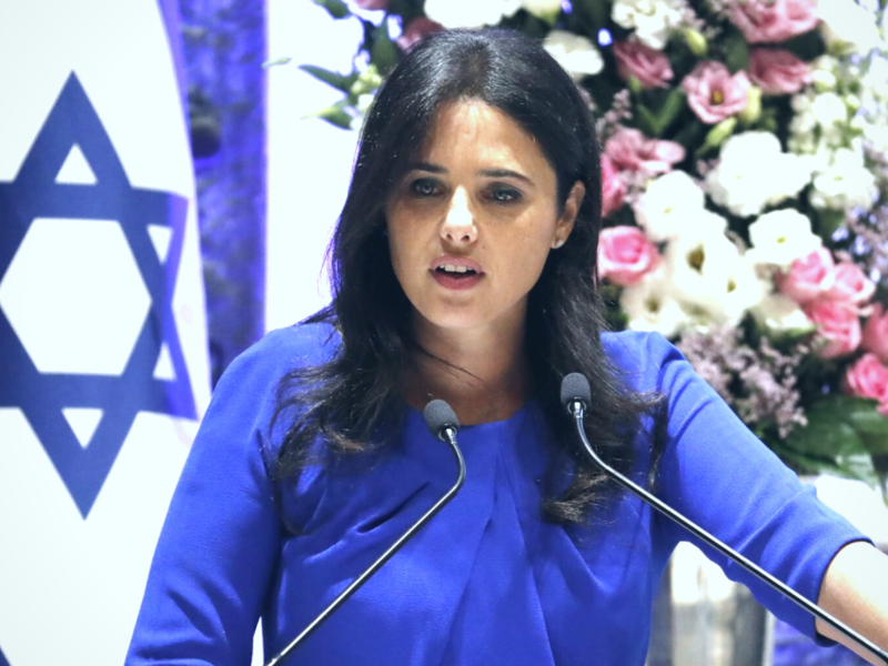 Israeli Interior Minister and Yamina leader Ayelet Shaked