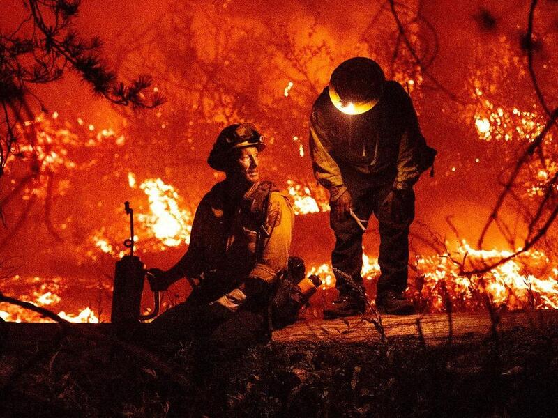 The #caldorfire made a hard push into the Lake Tahoe basin overnight. It also burned part of the Sierra ski resort shown here. More than 650 structures have burned and thousands more continue to be threatened.