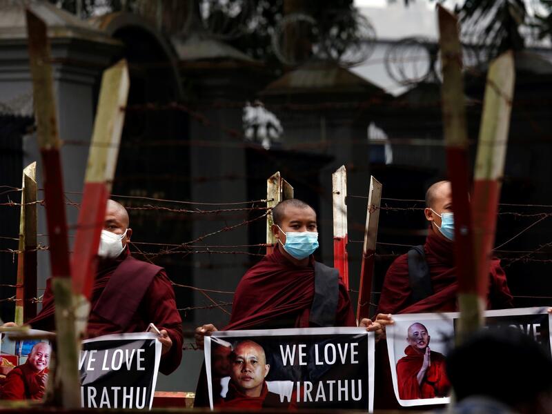 Myanmar’s ruling military has released Ashin Wirathu