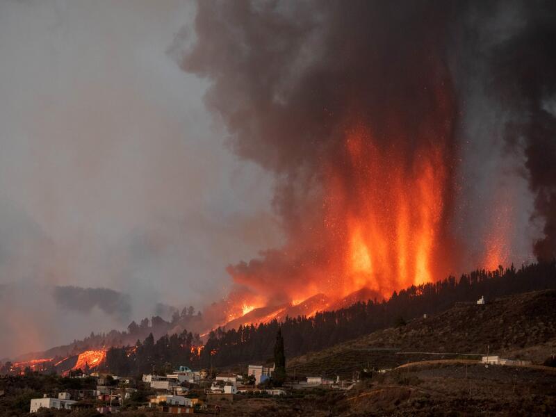 Cumbre Vieja Volcano in Spain