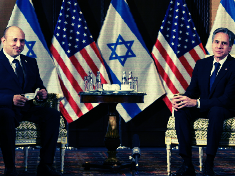 Naftali Bennett and Antony Blinken