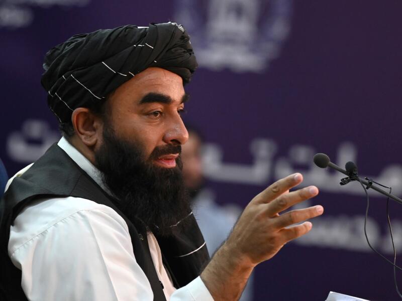Taliban's spokesman Zabihullah Mujahid