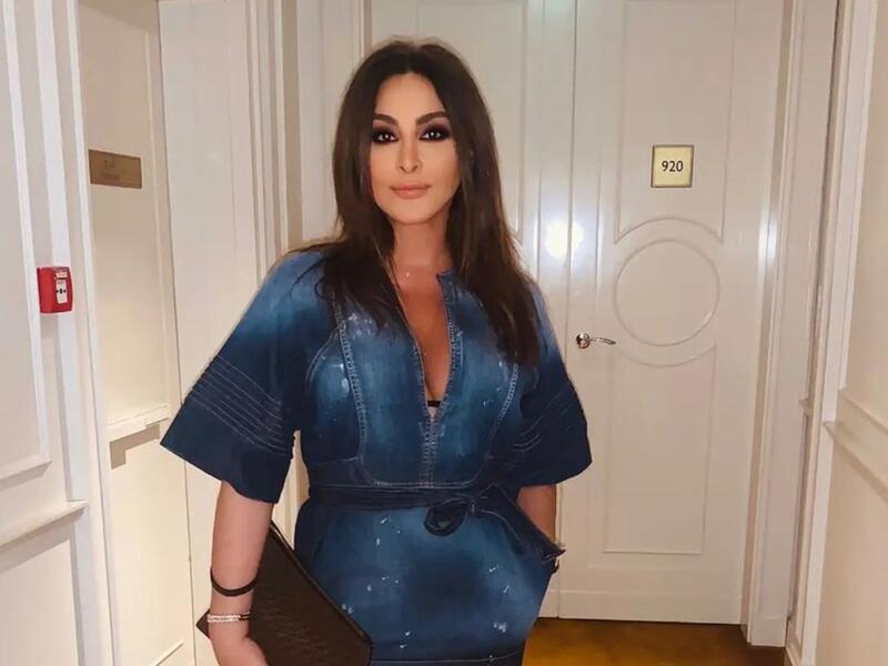 Elissa Debuts New Face in Dubai.. Her Sheer Shirt and Red Bra Steal the Show