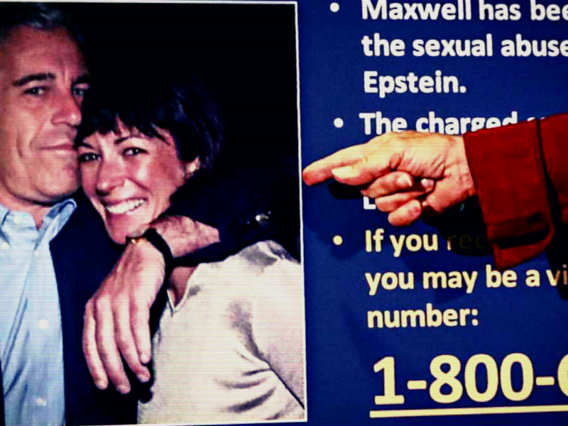 Photo of the Pope, Jeffrey Epstein and Ghislaine Maxwell