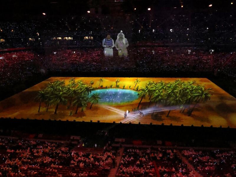 The Arab Cup opening was held on Tuesday at Al Bayt Stadium in Al Khor