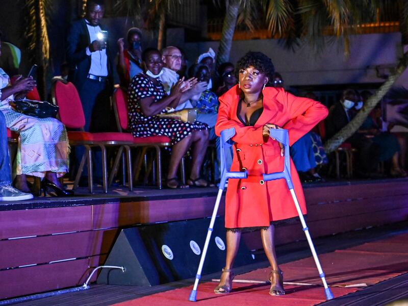 Disabled models breaking taboos on Ivory Coast catwalk