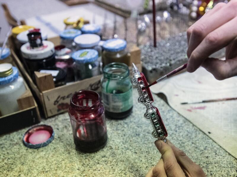 Christmas Glass Craft