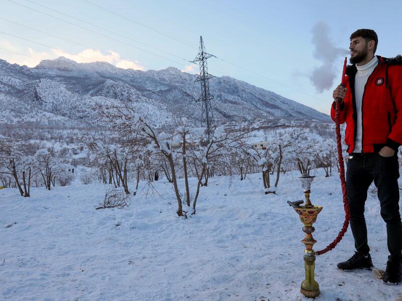 Snow in Kurdistan, Iraq