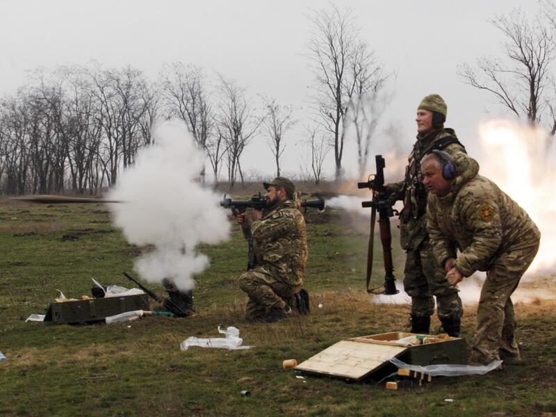Ukrainian fighters 