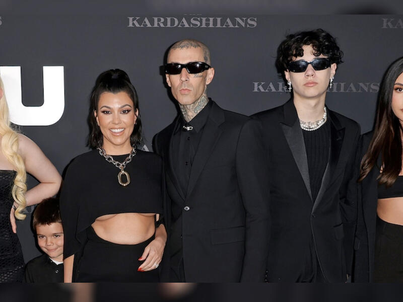 Reign Disick's rare red carpet appearance