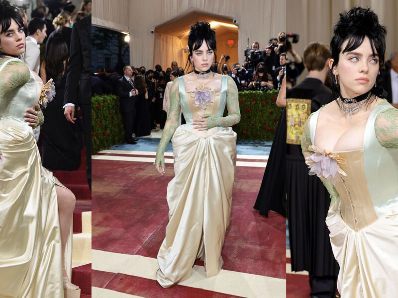 Billie Eilish in Gucci.