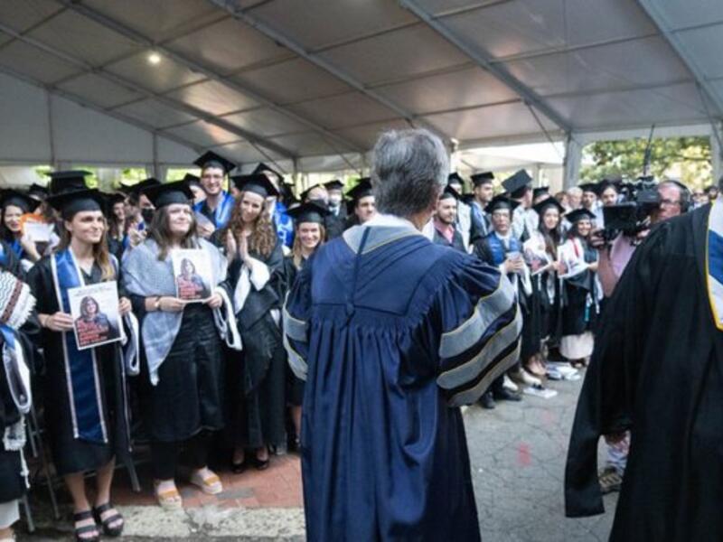 Blinken facing Georgetown students 