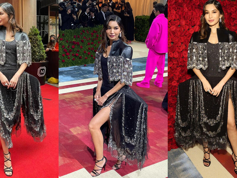 Gemma Chan in Louis Vuitton