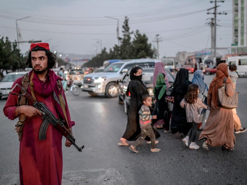 A Taliban guard 