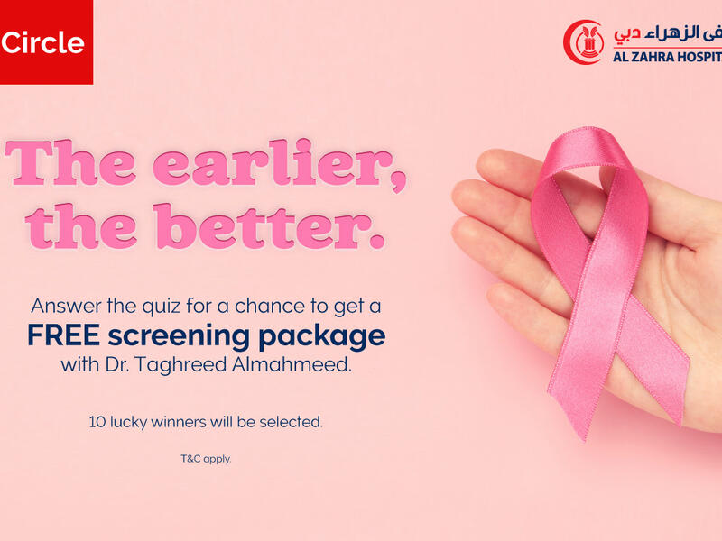 Breast Cancer screening can save lives.