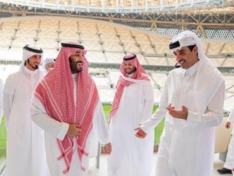 ولي العهد السعودي يصل الدوحة