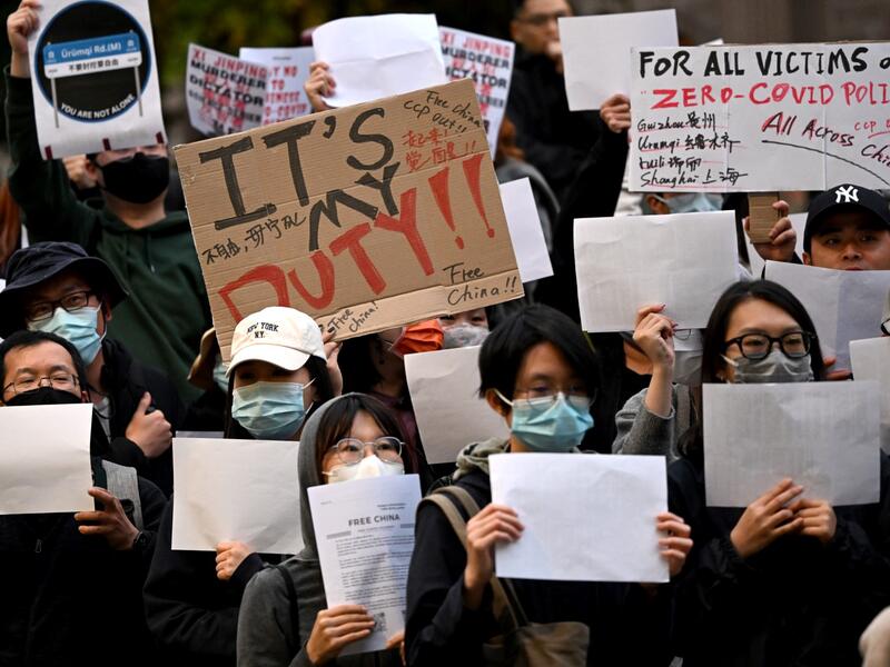 Protests in Melbourne 