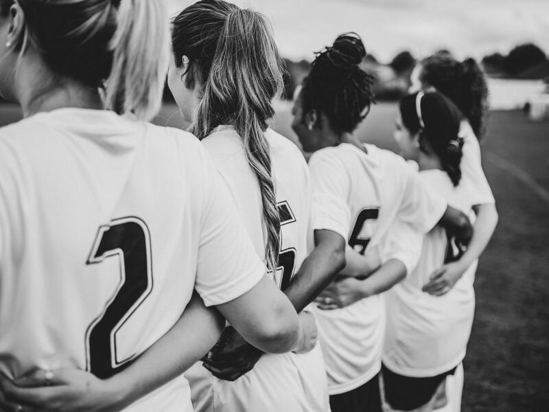huddling together 