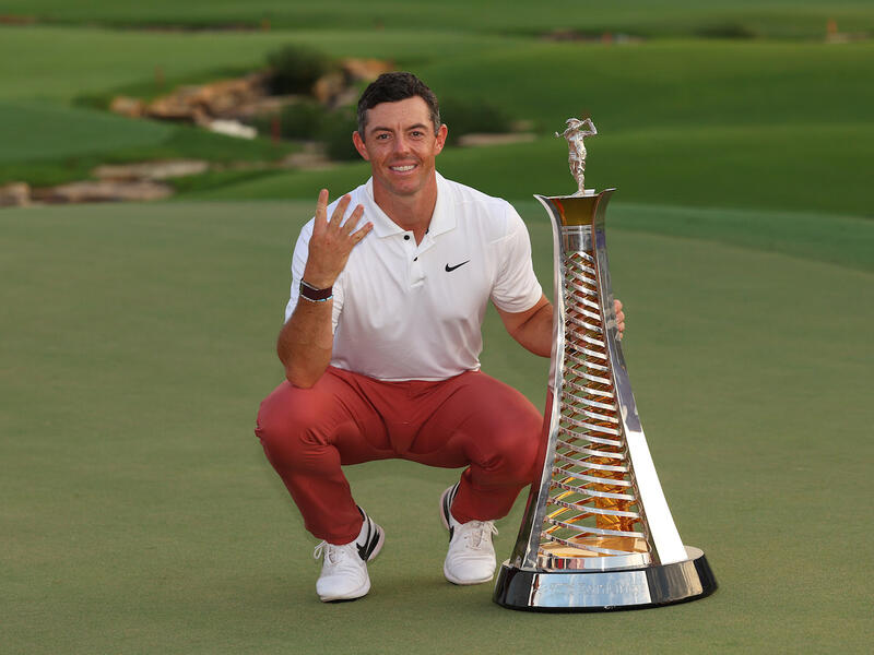 Rory McIlroy secured the Harry Vardon Trophy for a fourth time last week (Image credit: Supplied)