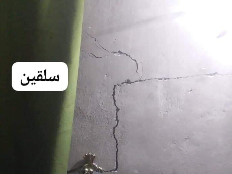 هزة ارضية شمال سورية