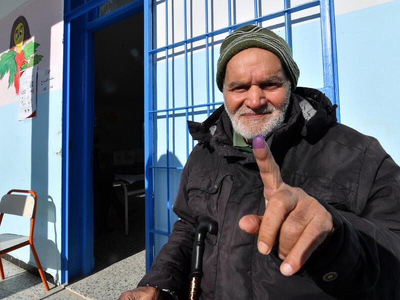 Tunisian voter 