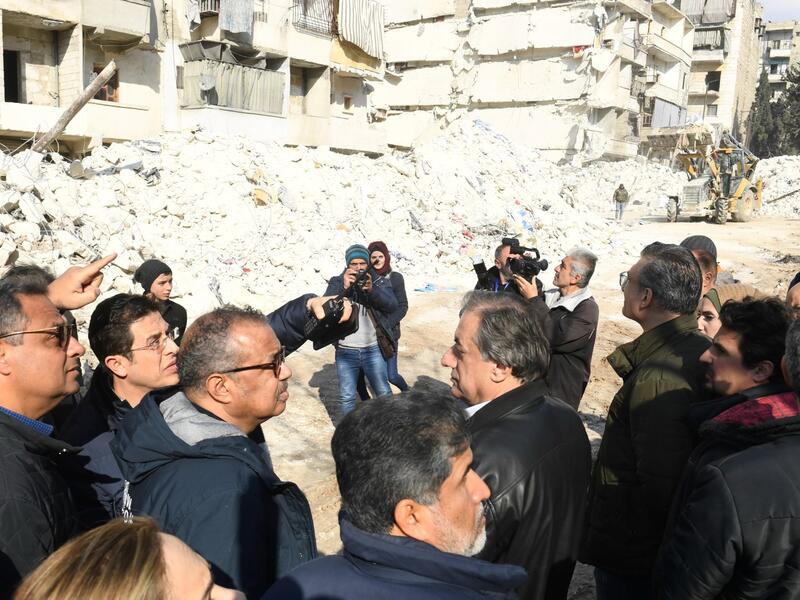 Aleppo devastation