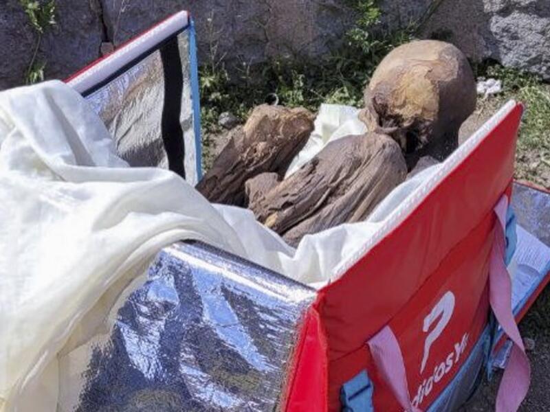 mummified corpse